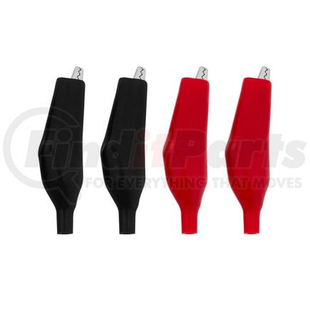 United Pacific 98236 Alligator Clip - 2 Red/2 Black, 2", 10 AMP, with Vinyl Boots