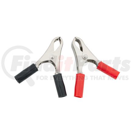 United Pacific 98240 Electrical Clamp - 1 Red/1 Black, 30 AMP, with Vinyl Handles