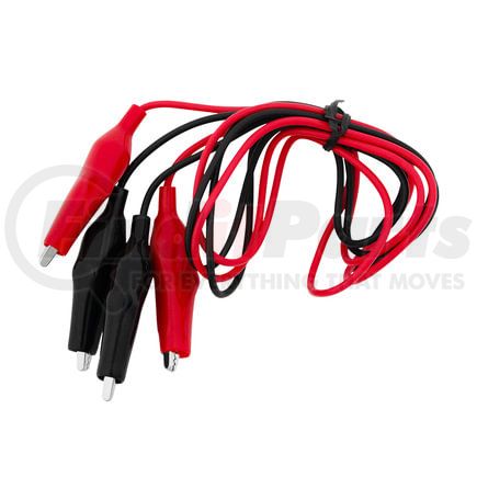 United Pacific 98239 Alligator Clip - 1 Red/1 Black, 10 AMP, with 36" Vinyl Leads and Boots