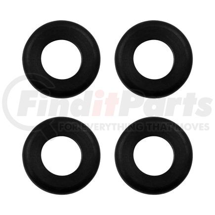 United Pacific 98249 Multi-Purpose Grommet - 1" dia. Mounting Hole, 11/16" ID, Black, Vinyl