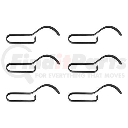 United Pacific 98258 Multi-Purpose Clip - Medium, Steel, Push-On, for Wire Retention