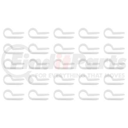 United Pacific 98272 Multi-Purpose Clamp - 25 Pieces, 1/4" ID, Natural Nylon