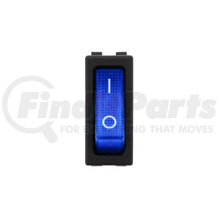 United Pacific 98296 Rocker Switch - Blue, Illuminated, 12V, 20 AMP, On/Off, S.P.S.T.