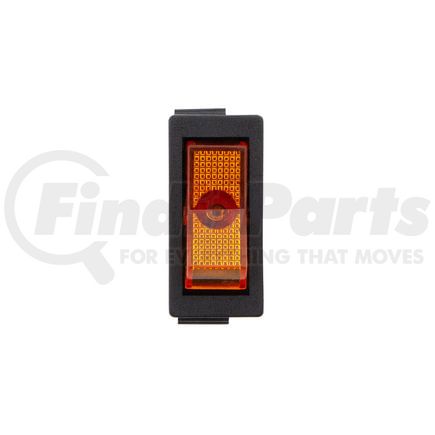 United Pacific 98294 Rocker Switch - Amber, Illuminated, 12V, 20 AMP, On/Off, S.P.S.T.