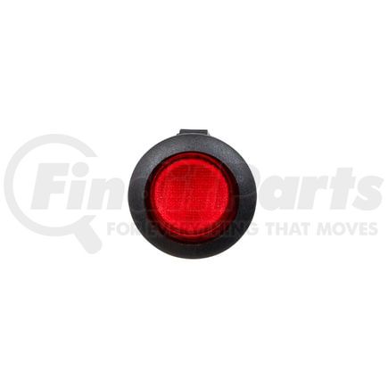 United Pacific 98299 Rocker Switch - Red, Illuminated, Round, 12V, 10 AMP, 1/2" Dia., On/Off