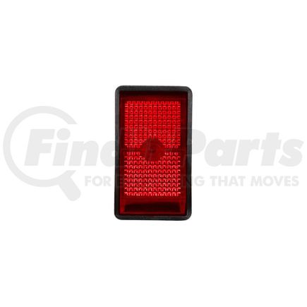 United Pacific 98297 Rocker Switch - Red, Illuminated, Jumbo, 12V, 16 AMP, On/Off, S.P.S.T.
