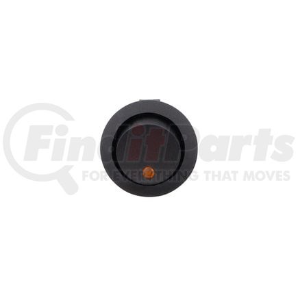 United Pacific 98305 Rocker Switch - Amber, LED, Round, 12V, 10 AMP, 1/2" Dia., On/Off