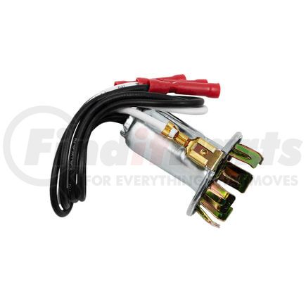 United Pacific 98338 Brake / Tail / Turn Signal Light Connector - Socket, 3-Wire, Double Contact, Universal