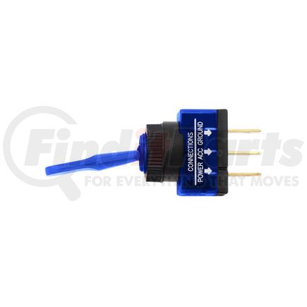 United Pacific 98354 Toggle Switch - Blue, Illuminated, 20 AMP 12V, On/Off, S.P.S.T.