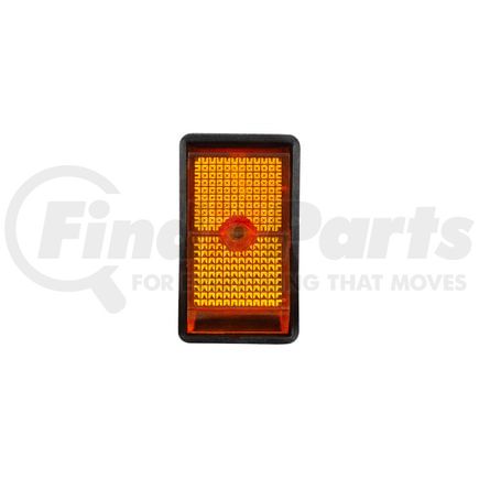 United Pacific 98358 Rocker Switch - Amber, Illuminated, Jumbo, 12V, 16 AMP, On/Off, S.P.S.T.