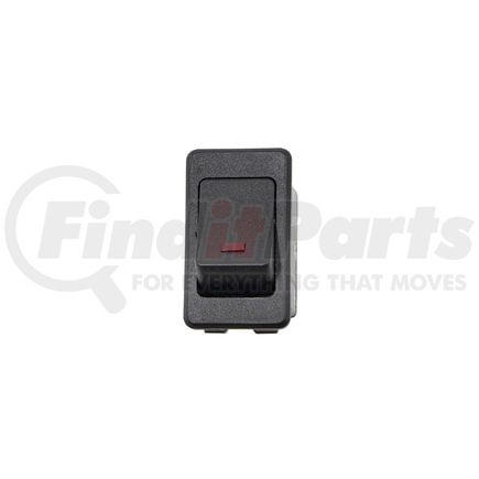 United Pacific 98362 Rocker Switch - Black, with Red, LED, 12V, 16 AMP, On/Off, S.P.S.T.