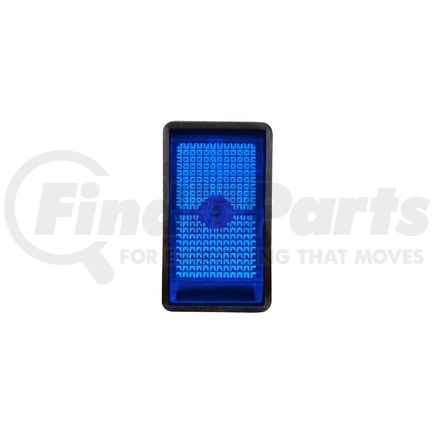 United Pacific 98360 Rocker Switch - Blue, Illuminated, Jumbo, 12V, 16 AMP, On/Off, S.P.S.T.
