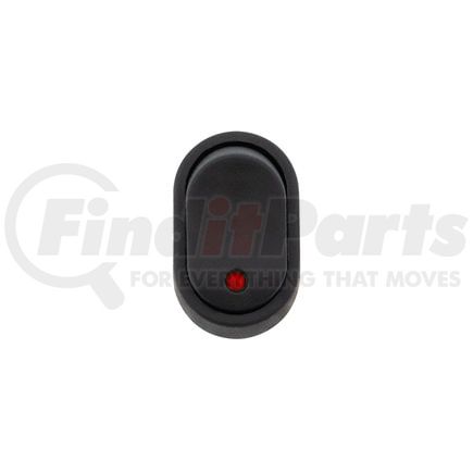 United Pacific 98366 Rocker Switch - Red, LED, Oval, 12V, 16 AMP, 1/2" Dia., On/Off