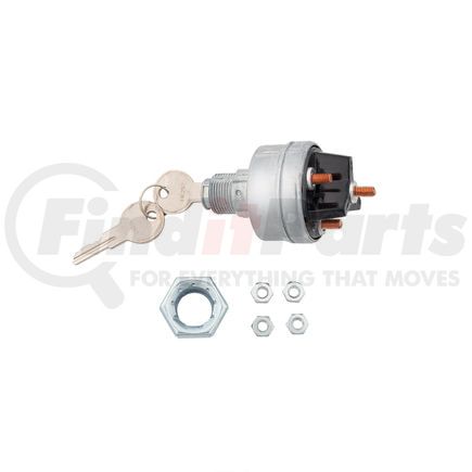 United Pacific 98394 Ignition Switch - 4 Position, Die Cast Housing, fits 3/4 to 1" Hole, with Keys