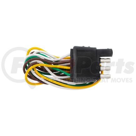 United Pacific 98399 Trailer Connector Kit - 4-Way, Flat, Male, with Polarized Plugs