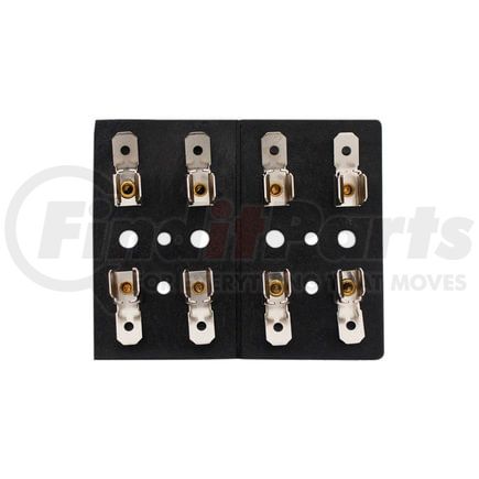 United Pacific 98435 Fuse Block - 4 Position, Glass, 30 AMP, 32V, with Two .250 Tabs
