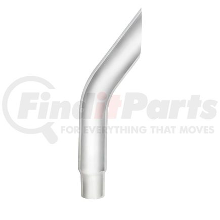 United Pacific B3-65-096 Exhaust Stack Pipe - 6", Bull, Reduce To 5" OD Bottom, 96" L