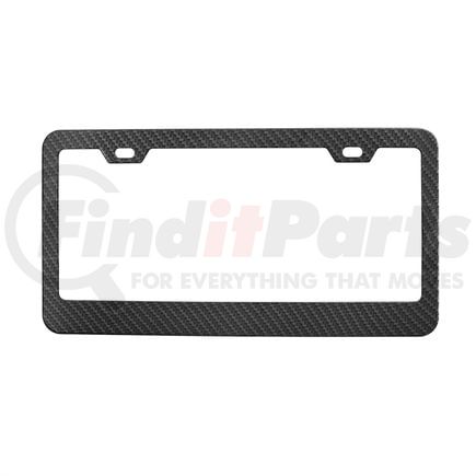 United Pacific 50079 License Plate Frame - Carbon Fiber Style, Wide Bottom