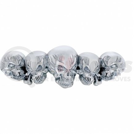 United Pacific 50112 Accent - Chrome, Skull Design