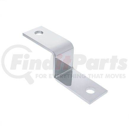 United Pacific 60003 Auxiliary Light Mounting Bracket - Bulk, Chrome, Heavy Duty "Z" Type, 3" x 2" x 3"