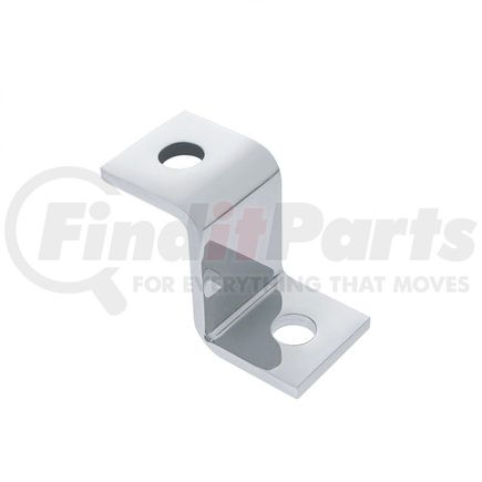 United Pacific 60002 Auxiliary Light Mounting Bracket - Bulk, Chrome, Heavy Duty "Z" Type, 1-1/2" x 2" x 1-1/2"