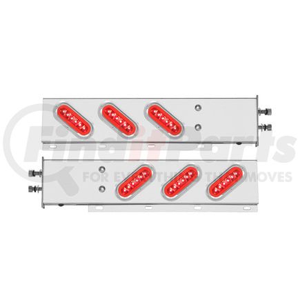 United Pacific 63788 Spring Loaded Mud Flap Hangers (Stainless)