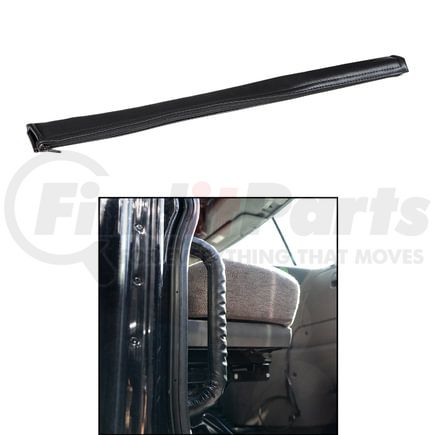 United Pacific 70414 Grab Handle - Grab Bar Cover, 20.5" Driver Assist, Black Engineered Leather