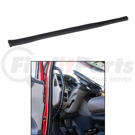 United Pacific 70420 Grab Handle - Grab Bar Cover, 31.5" Driver Assist, Black Engineered Leather