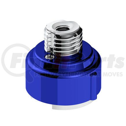 United Pacific 71062 Gearshift Adapter - Indigo Blue, M30X3.5 Thread-On with LED Mount