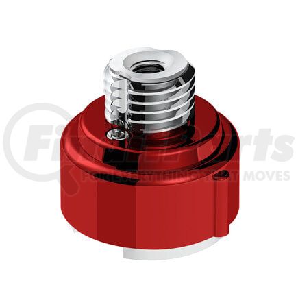 United Pacific 71064 Gearshift Adapter - Candy Red, M30X3.5 Thread-On with LED Mount