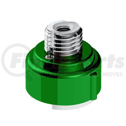 United Pacific 71063 M30 x 3.5 Thread-On Gearshift Adapter with LED Mount, Emerald Green