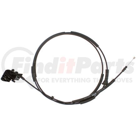 Dorman 912-556 Hood Release Cable Assembly - 1.2mm, Metal, Hex Button/Cylinder, Without Handle