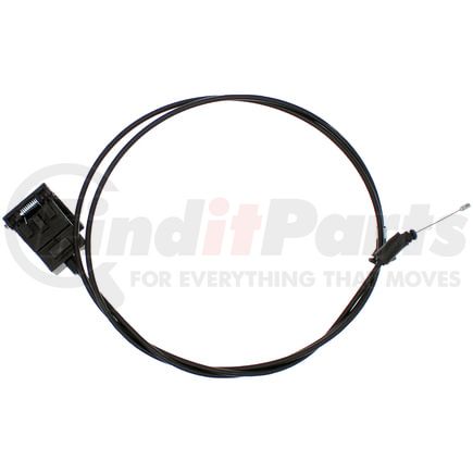 Dorman 912-561 Hood Release Cable Assembly - 1.2mm, Metal, Cylinder/Button, With Handle