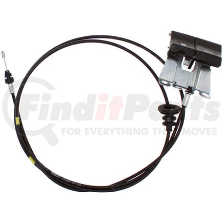 Dorman 912-569 Hood Latch Release Cable - 1.5mm, Steel, Button/Button, With Handle