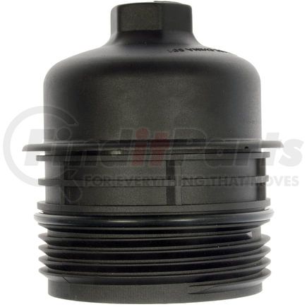 Dorman 917-492 Engine Oil Filter Cap - Plastic, Threaded, Black/Silver, 80.5mm