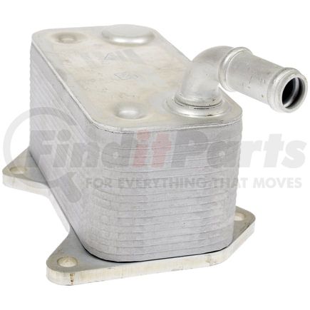 Dorman 918-942 Engine Oil Cooler - 4in, Black/Metallic Gray, Aluminum, Without Cable