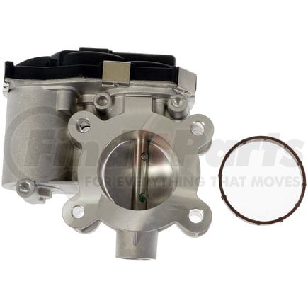 Dorman 977-105 Electronic Throttle Body - Non Adjustable, 57mm, Blade Male, Gas
