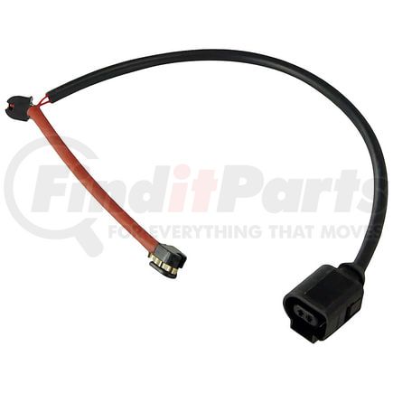 Dorman BW1005 Disc Brake Pad Wear Sensor - Black Female Connector, Oval, Pin Terminal