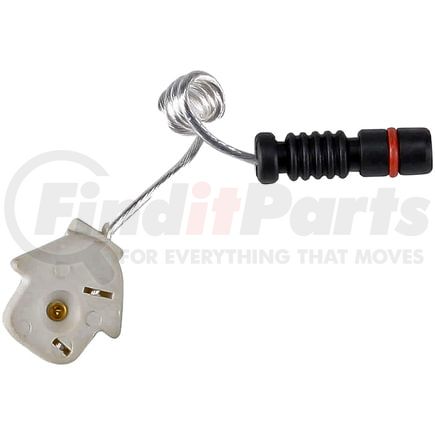 Dorman BW1092 Disc Brake Pad Wear Sensor - Black Female Connector, Oval, Pin Terminal