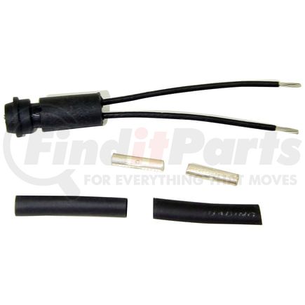 Dorman BW1187 Disc Brake Pad Wear Sensor - Front, Oval, 1 Female Connector, 2 Male Pin Terminal