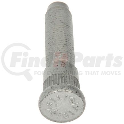 Dorman 610-614.1 9/16-18 Serrated Wheel Stud - 17.28 mm Knurl, 65.29mm Length