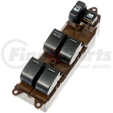 Dorman 901-260 Power Window Switch - Black Top, Brown Bottom, Female, ABS, Illuminated
