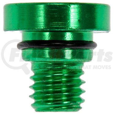 Dorman 712-X95F5 Wheel Nut Cap, Green Aluminum