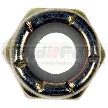 Dorman 250-011BX Hex Lock Nuts With Nylon Ring-Grade 2- Thread Size; 5/16-18 In.