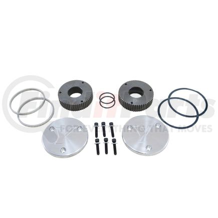 Yukon YHC50005 Yukon Hardcore Drive Flange Kit Dana 60 35spl Outer Stubs w/ Yukon Engraved Caps