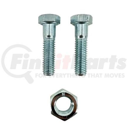 Torque Parts TRABHW03 Air Suspension Spring Hardware Kit - 1/2" Hex Nut and 3/8" Bolt