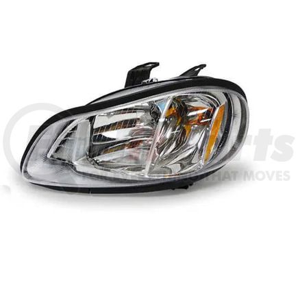 Torque Parts TR028-FRHL-L Headlight - Driver Side, Front, with Chrome Housing and Halogen Bulbs