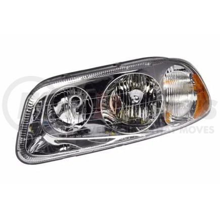 Torque Parts TR049-MHL-L Headlight - Driver Side, Front, with Chrome Housing & Halogen Bulbs, Clear Lens