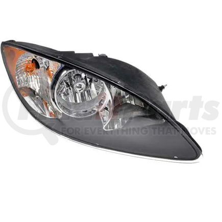 Torque Parts TR041-INHL-R Headlight - Passenger Side, Chrome Housing, Clear Lens, Halogen, DOT and SAE Approved