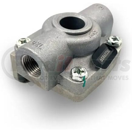 Torque Parts TR229859 QR-1 Air Brake Quick Release Valve - 3/8" Delivery Port, 3/8" Supply Port
